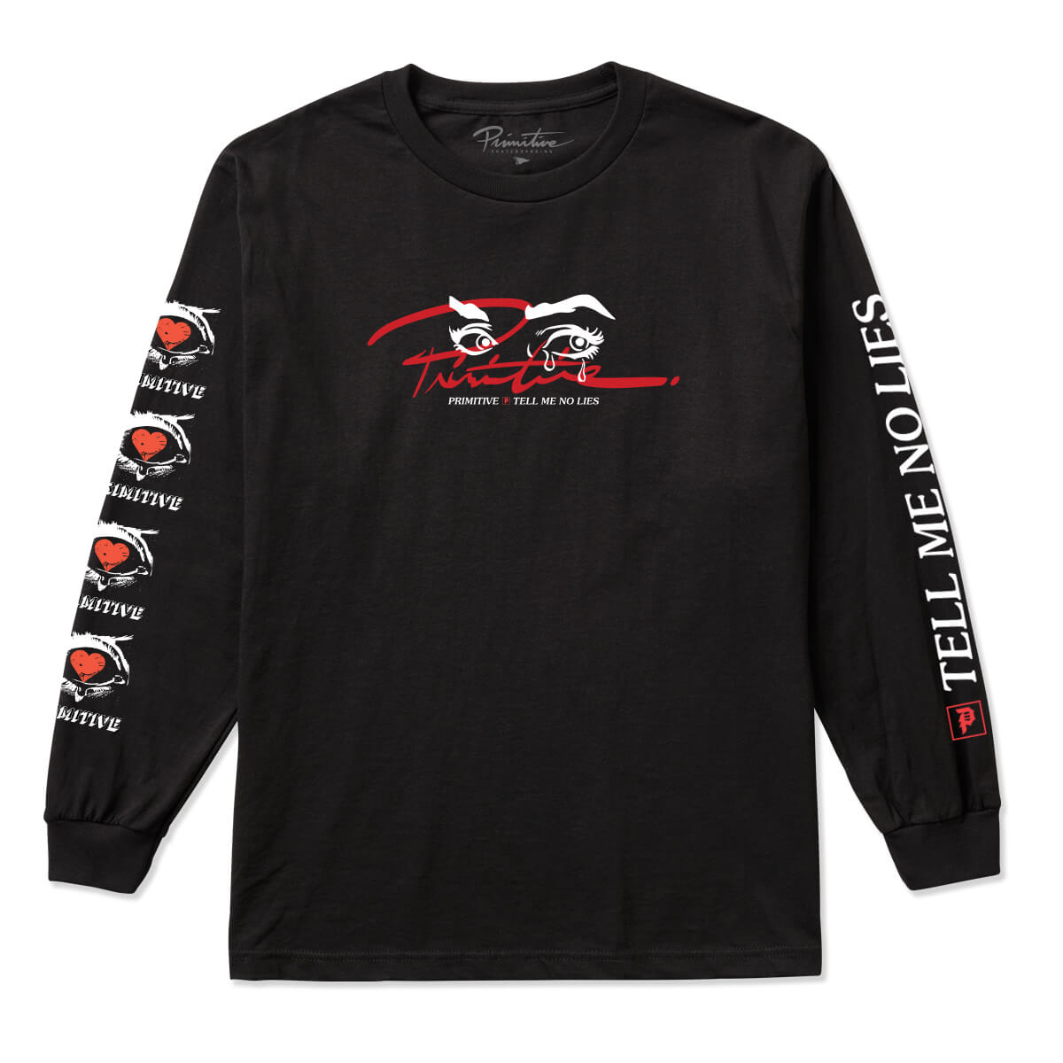 Primitive Skate Truth LS Tee - Black