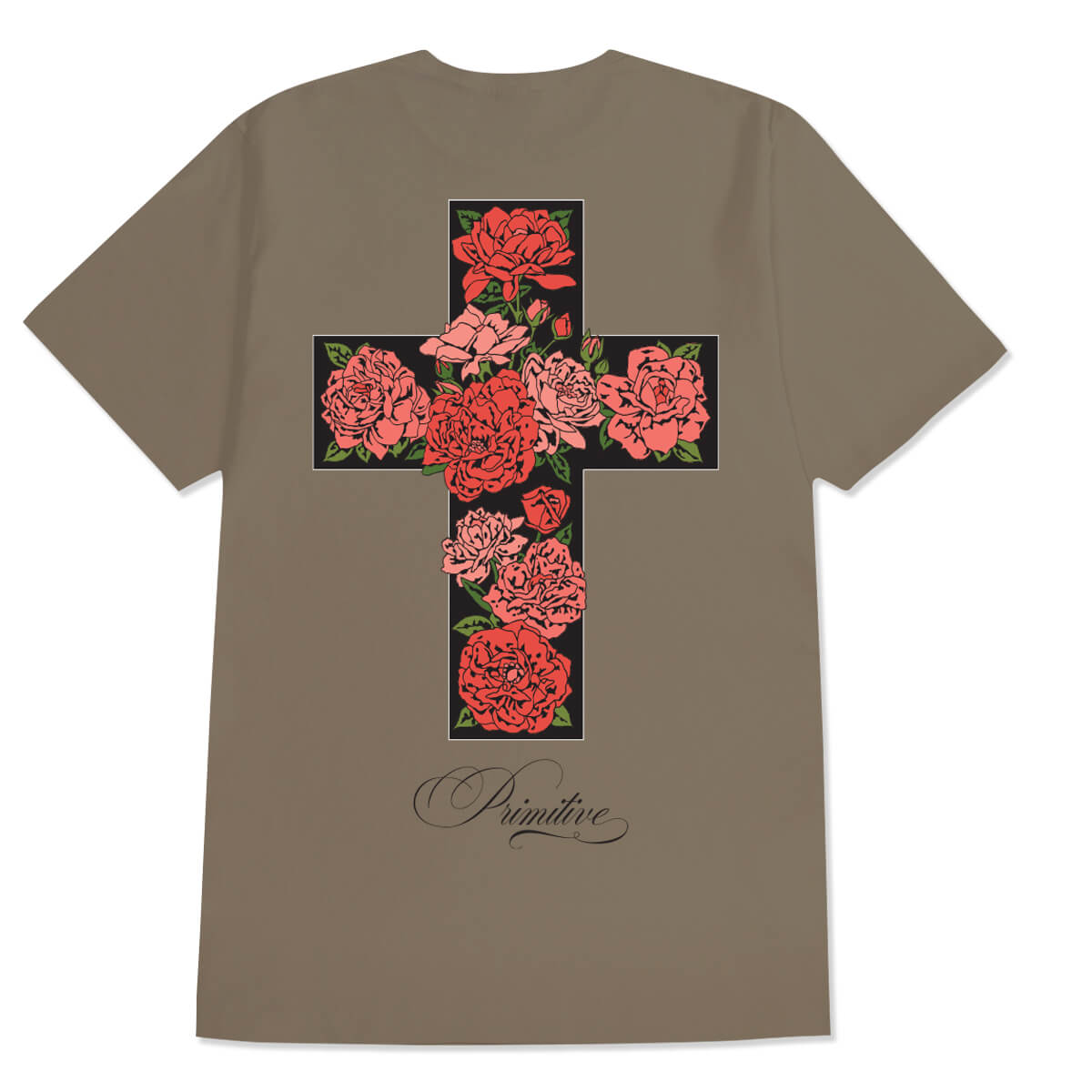 Primitive Skate Carmine Tee - Safari Green